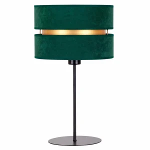 Hot Duolla Lampe à poser Duo, verte/dorée, hauteur 50 cm