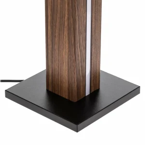 Store BRITOP Lampe à poser Elegance, dim, placage noyer, blanc