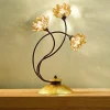 Outlet Kögl Lampe à poser florale FIORELLA cristal ambre