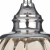 Fashion Searchlight Lampe à poser Greyson avec abat-jour en tissu brun