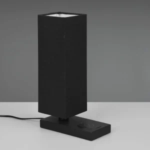 Shop Reality Leuchten Lampe à poser Haley avec chargeur, noire
