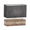 Sale FISCHER & HONSEL Lampe à poser Hauke avec abat-jour en lin 18x13 cm