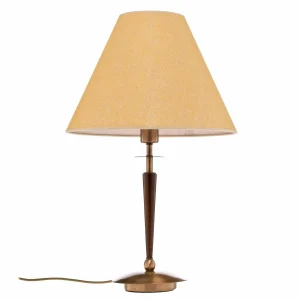Flash Sale Avonni Lampe à poser HML-9009-1EB avec abat-jour tissu
