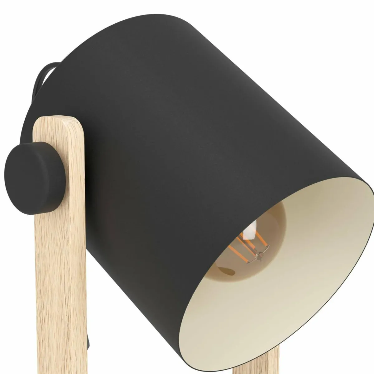 lampe__poser_hornwood_hauteur__cm_noirbrun_acier_0.webp Hot EGLO Lampe à poser Hornwood, hauteur 42 cm, noir/brun, acier