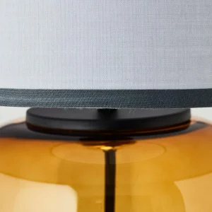 Shop Brilliant Lampe à poser Hydra hauteur 56,5 cm gris/jaune