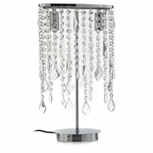 Cheap ONLI Lampe à poser Laila pendentif cristal à 2 lampes
