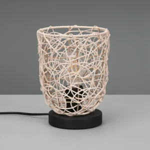 Shop Reality Leuchten Lampe à poser Lovis en rotin tressé
