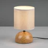 Fashion Reality Leuchten Lampe à poser Luci, beige/aspect bois