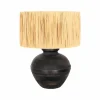 Cheap Steinhauer Lampe à poser Lyons 3746ZW, tressée Natur