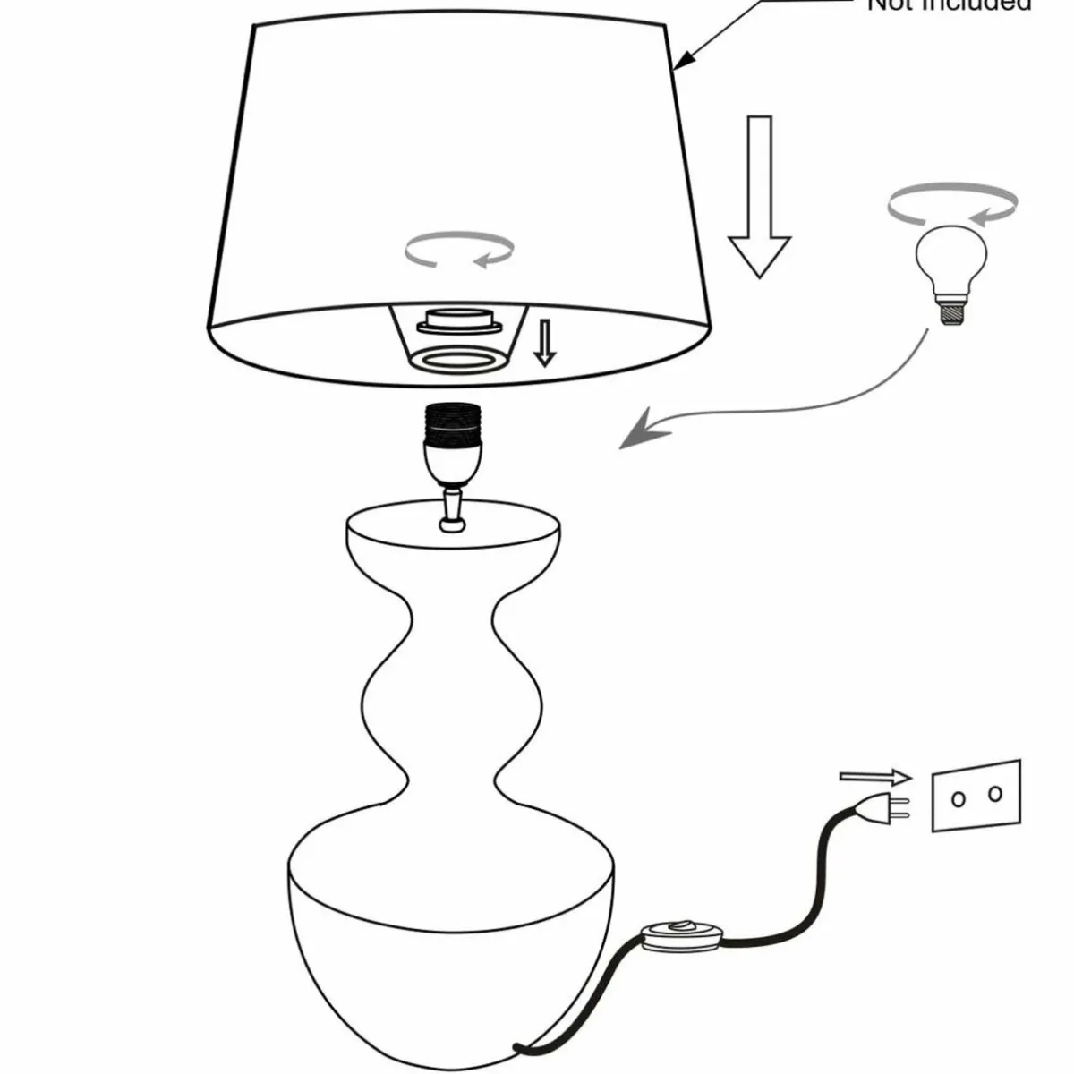 lampe__poser_lyons_zw_tresse_natur_1.webp Clearance Steinhauer Lampe à poser Lyons 3748ZW, tressée Natur