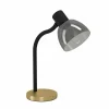 Cheap EGLO Lampe à poser Macere, laiton/noir
