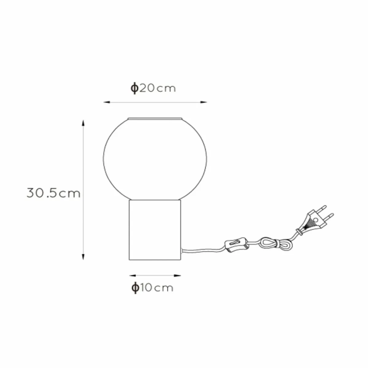 lampe__poser_marius_abatjour_en_verre_noire_0.webp Shop Lucide Lampe à poser Marius abat-jour en verre, noire
