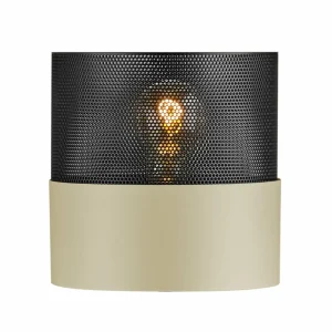 Cheap HELL Lampe à poser Mesh E27, hauteur 18 cm, sable/noire