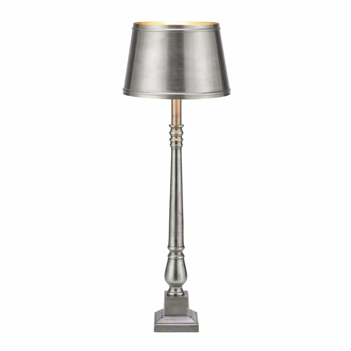 lampe__poser_metallo_couleur_argent_antique_mtal_hauteur__cm_1.webp Cheap Markslöjd Lampe à poser Metallo, couleur argent antique, métal, hauteur 66 cm