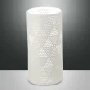 Outlet Fabas Luce Lampe à poser Micol en céramique, hauteur 20 cm