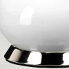 Shop Elstead Lampe à poser Milo, nickel-blanc/jaune