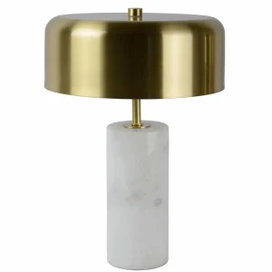 New Lucide Lampe à poser Mirasol marbre blanc