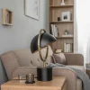 Flash Sale Avonni Lampe à poser ML-9132-1BSY avec abat-jour rotatif