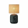 Fashion Markslöjd Lampe à poser Montagna, béton, jute, 32 cm