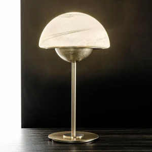 Cheap Sil-Lux Lampe à poser Moon en verre Murano, albâtre