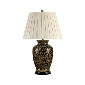 Cheap Elstead Lampe à poser Morris avec pied en porcelaine