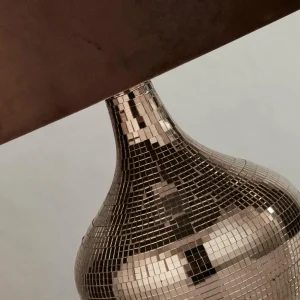 Sale Searchlight Lampe à poser Mosaic avec abat-jour en daim