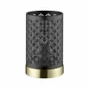 Shop Brilliant Lampe à poser Neolia, hauteur 19 cm, noir/doré, métal