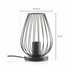 Online EGLO Lampe à poser Newton, aspect vintage