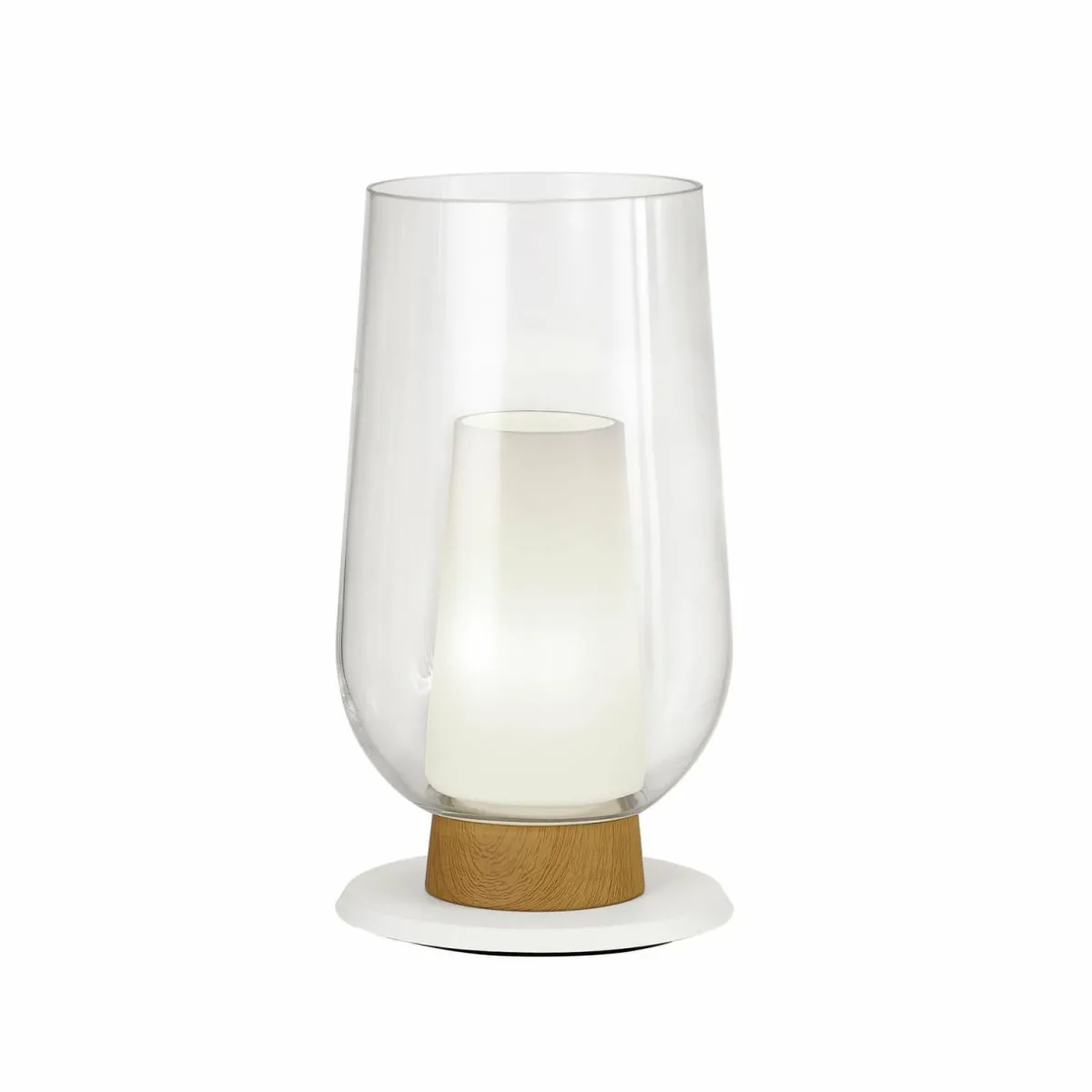 lampe__poser_nora_blanctransparent_hauteur_cm_verre_mtal_0.webp Shop Mantra Iluminación Lampe à poser Nora, blanc-transparent, hauteur 33cm, verre, métal