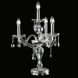 Clearance Novaresi Lampe à poser Oldies But Goldies cristal 4 lampes