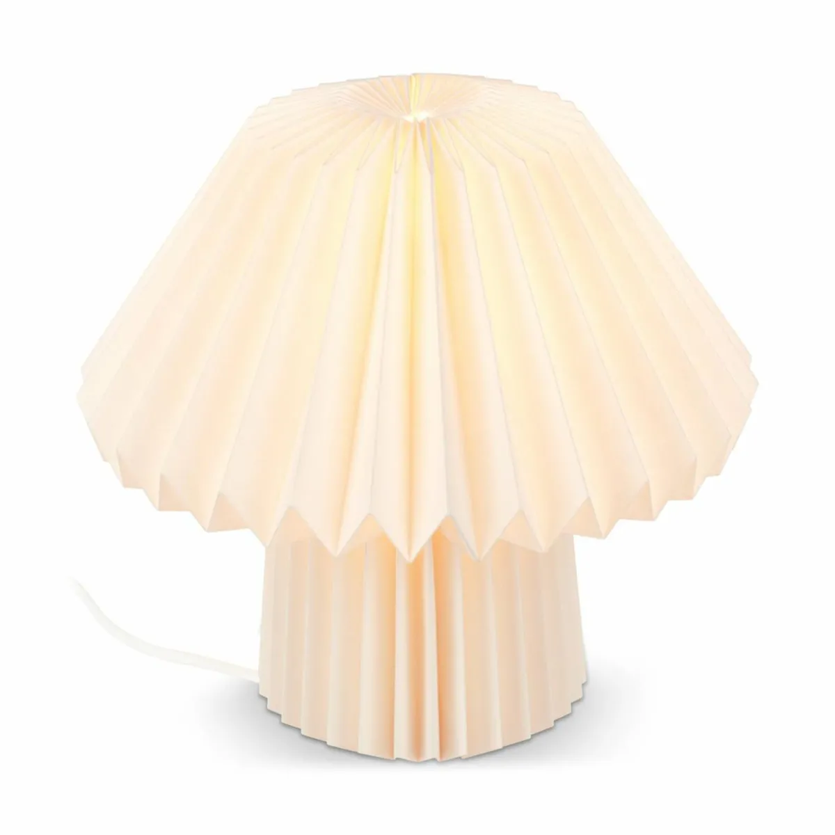 lampe__poser_origami_en_papier_blanc_xcm_1.webp Best Briloner Lampe à poser Origami en papier blanc, 27 x 26 cm