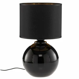 Best TK Lighting Lampe à poser Palla, Ø 20 cm, noir/or