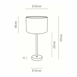 New BRITOP Lampe à poser Paon, Ø 25 cm, verte