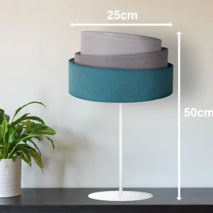 Best Sale Duolla Lampe à poser Pastell Trio turquoise/gris H50cm