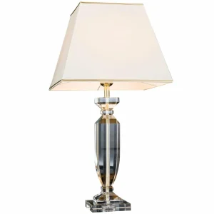 Best Sale ORION Lampe à poser Pokal avec cristaux, doré/crème