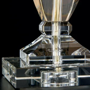 Best Sale ORION Lampe à poser Pokal avec cristaux, doré/crème