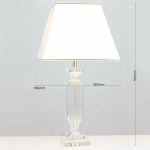 Best Sale ORION Lampe à poser Pokal avec cristaux, doré/crème