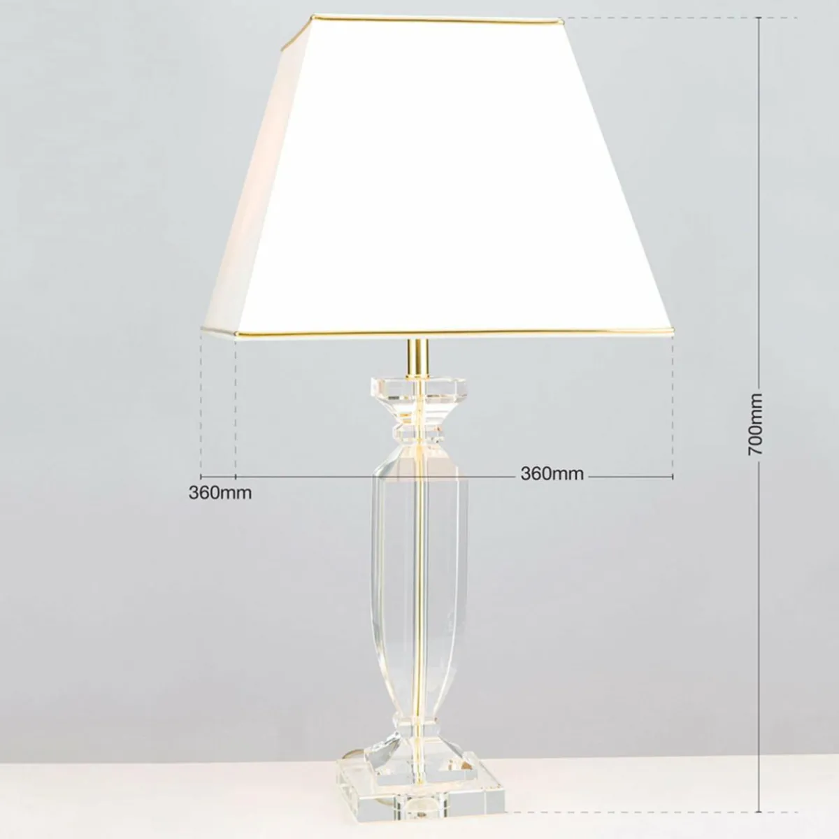 lampe__poser_pokal_avec_cristaux_dorcrme_5.webp Best Sale ORION Lampe à poser Pokal avec cristaux, doré/crème