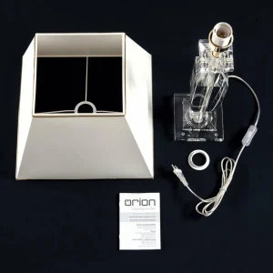 Best Sale ORION Lampe à poser Pokal avec cristaux, doré/crème