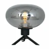 Clearance Steinhauer Lampe à poser Reflexion, Ø 22 cm, noir
