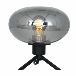 Clearance Steinhauer Lampe à poser Reflexion, Ø 22 cm, noir