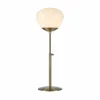 Outlet Markslöjd Lampe à poser Rise, hauteur 75 cm, laiton antique, fer, verre