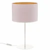 Discount Duolla Lampe à poser Roller, blanc/doré, hauteur 50 cm