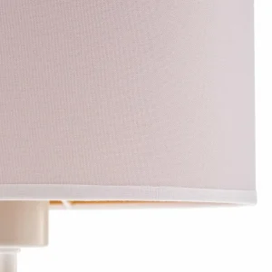 Discount Duolla Lampe à poser Roller, blanc/doré, hauteur 50 cm