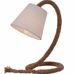Fashion Näve Lampe à poser Rope abat-jour tissu corde naturelle