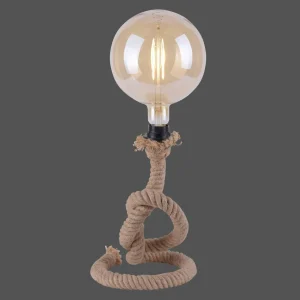 Fashion JUST LIGHT. Lampe à poser Rope en corde épaisse