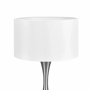 Best Sale Trio Lighting Lampe à poser Sabia, Ø 40 cm, blanc/nickel