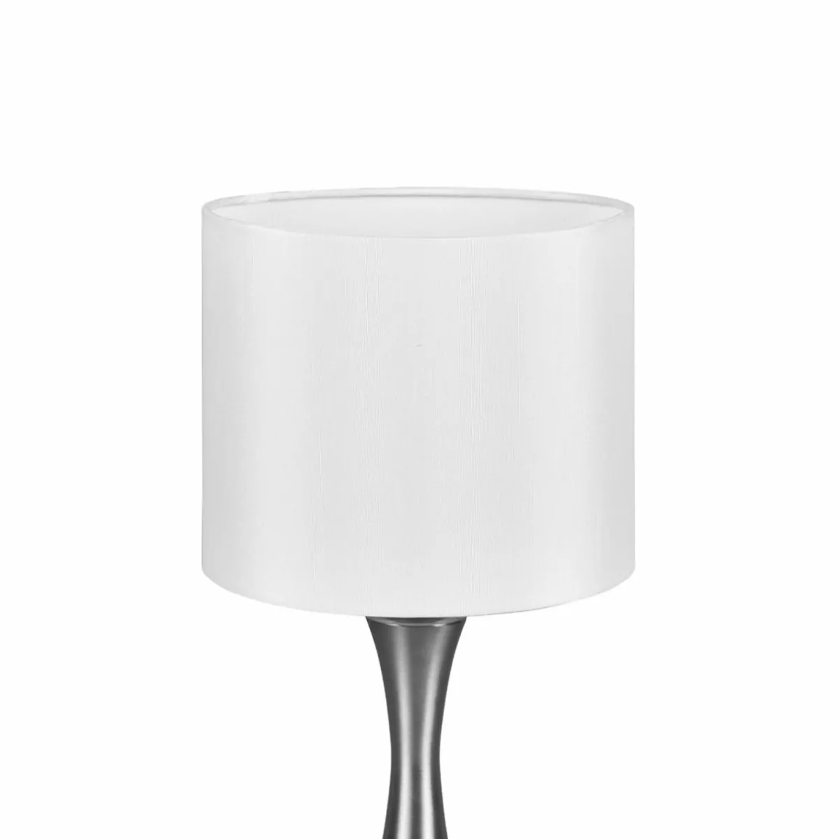 lampe__poser_sabia___cm_blancnickel_0.webp Online Trio Lighting Lampe à poser Sabia, Ø 20 cm, blanc/nickel