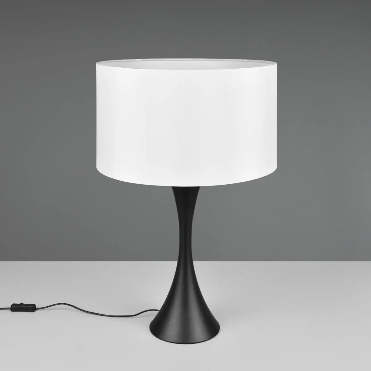 lampe__poser_sabia___cm_blancnoir_1.webp Cheap Trio Lighting Lampe à poser Sabia, Ø 40 cm, blanc/noir