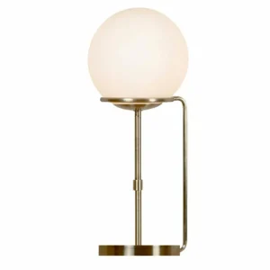 New Searchlight Lampe à poser Sphere avec abat-jour sphère verre